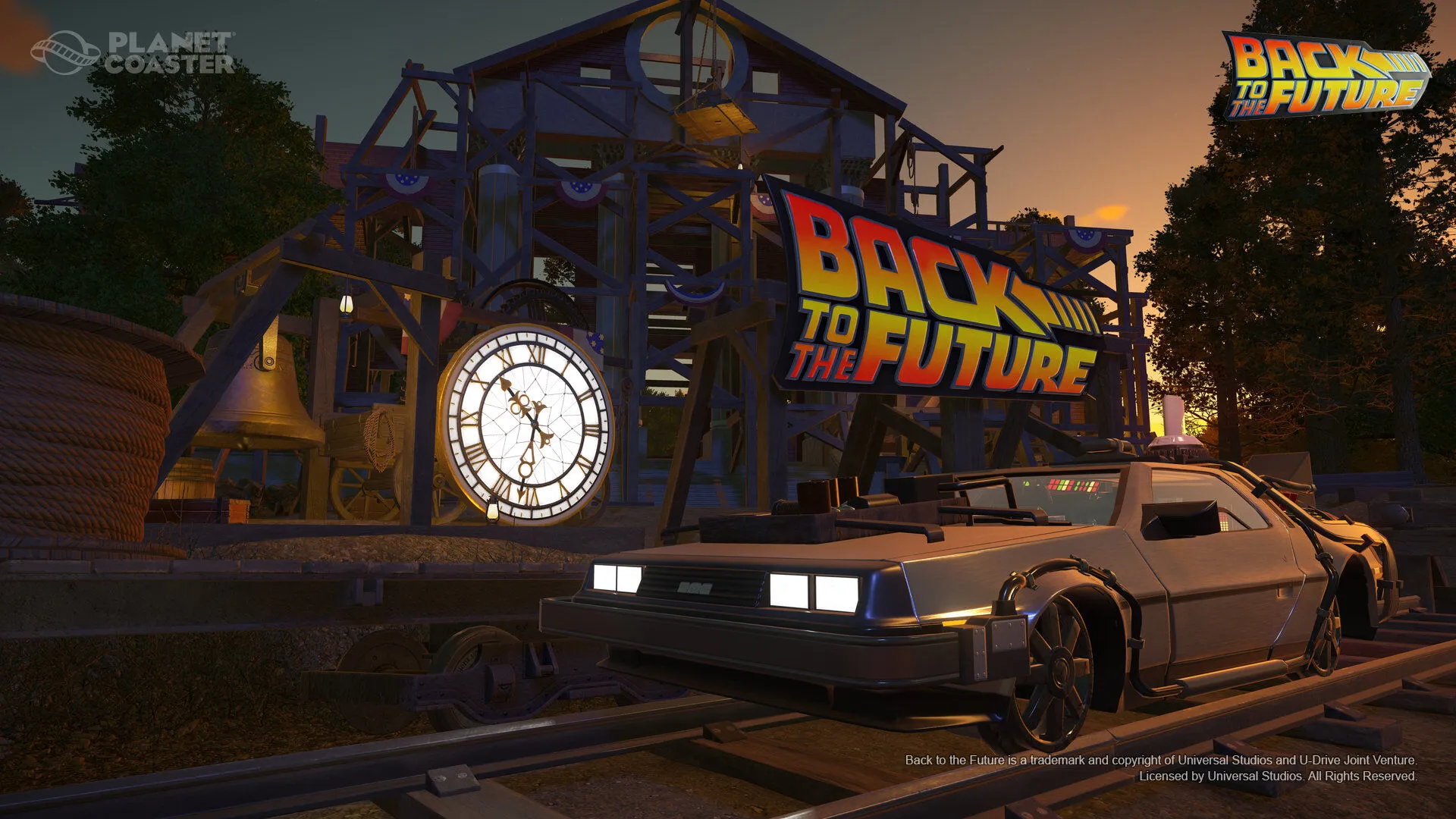 Planet Coaster - Back to the Future™ Time Machine Construction K (PC Steam Key / Global)