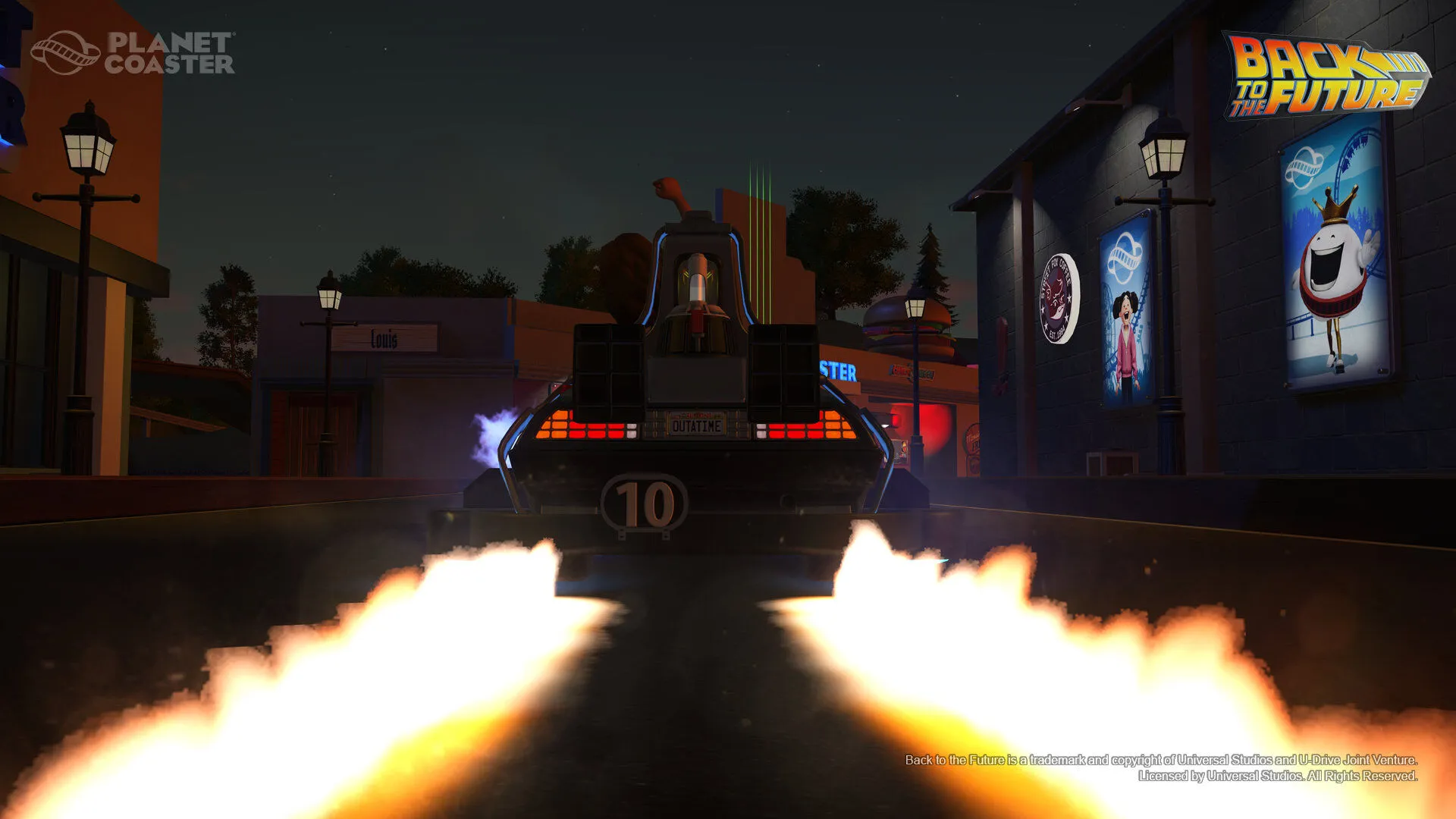 Planet Coaster - Back to the Future™ Time Machine Construction K (PC Steam Key / Global)