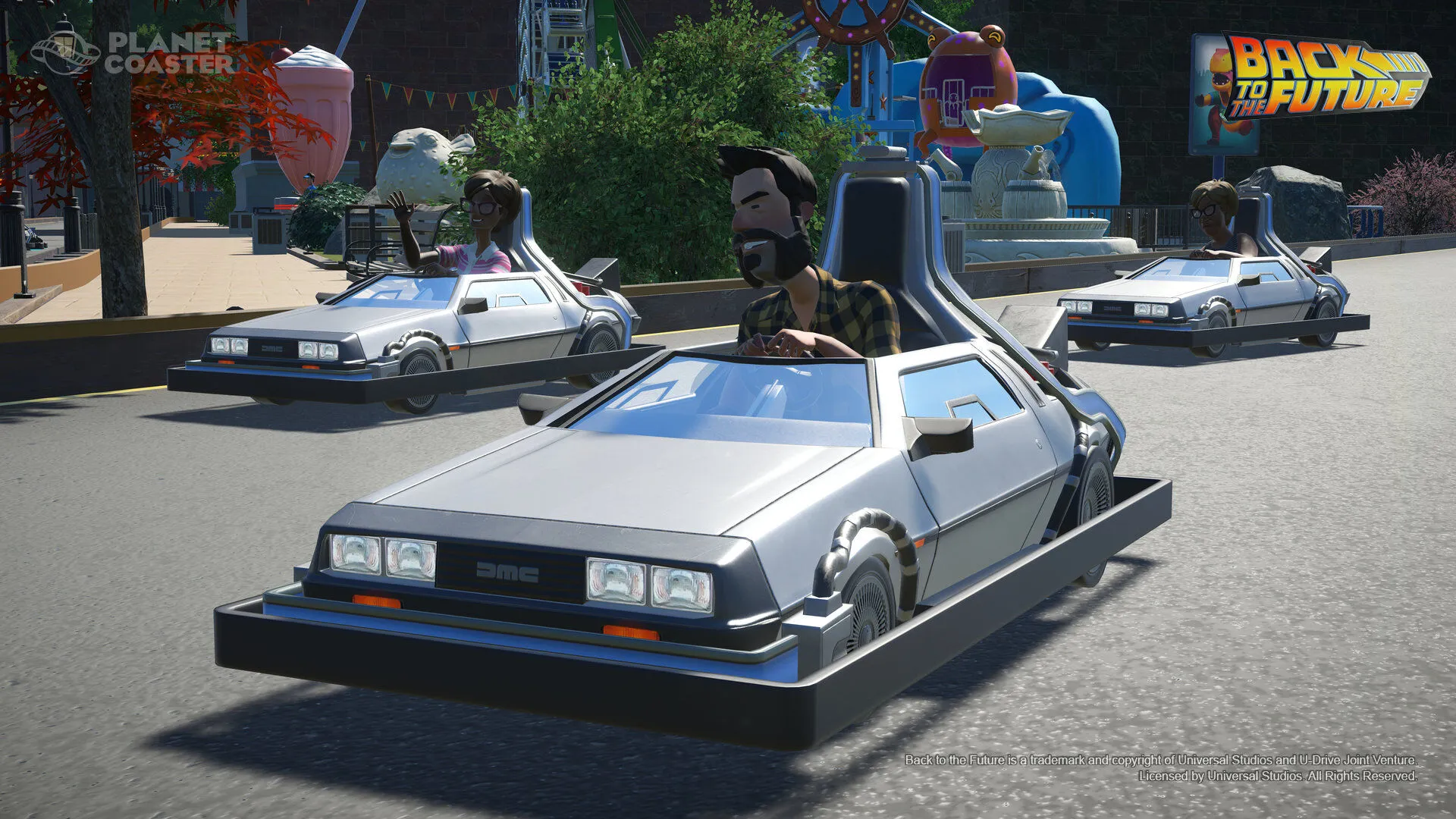 Planet Coaster - Back to the Future™ Time Machine Construction K (PC Steam Key / Global)