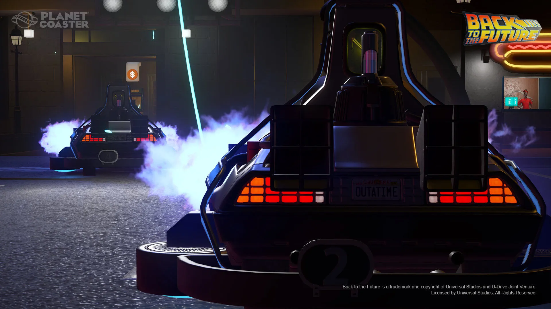 Planet Coaster - Back to the Future™ Time Machine Construction K (PC Steam Key / Global)