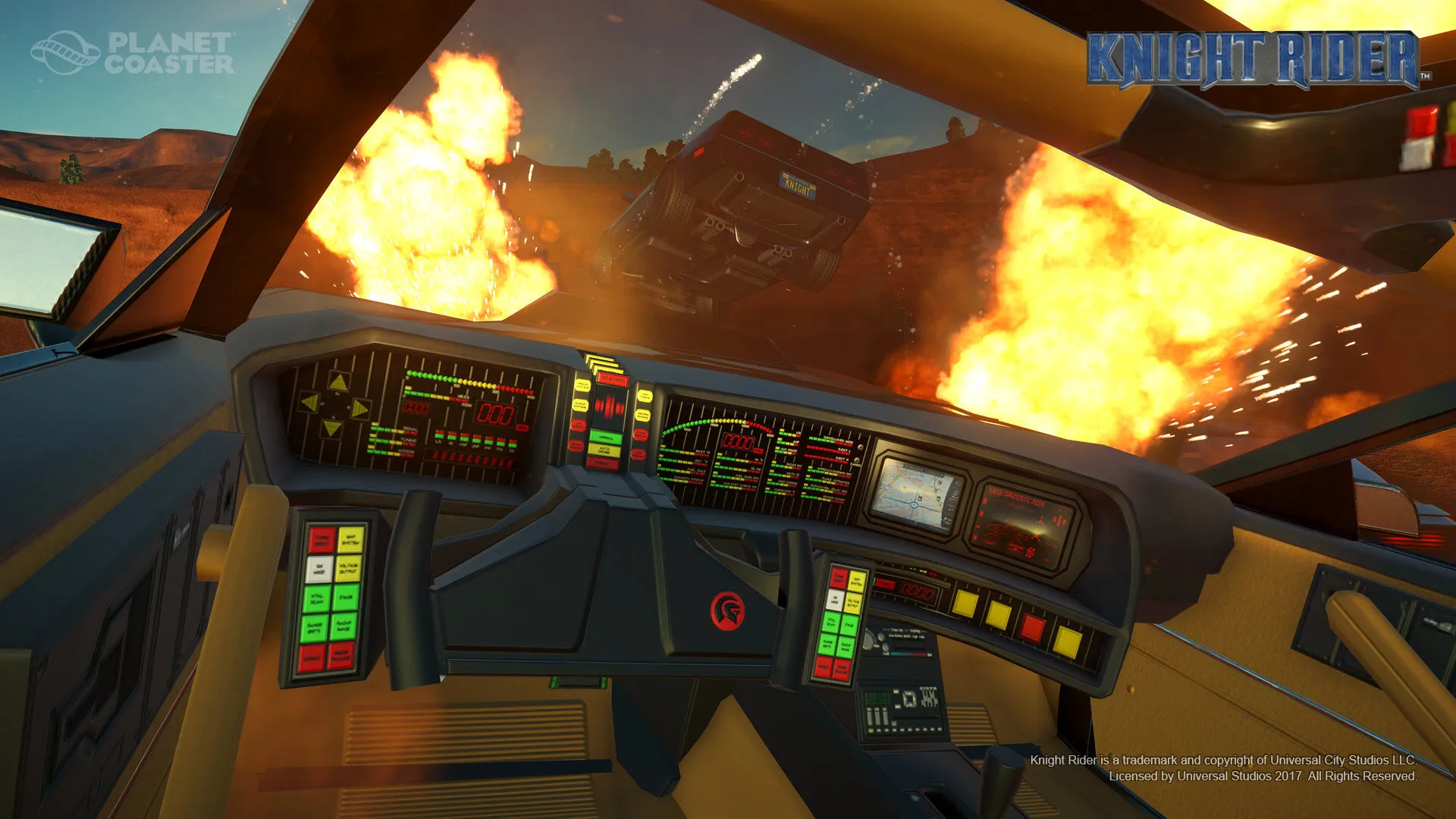 Planet Coaster - Knight Rider™ K.I.T.T. Construction Kit (PC Steam Key / Global)