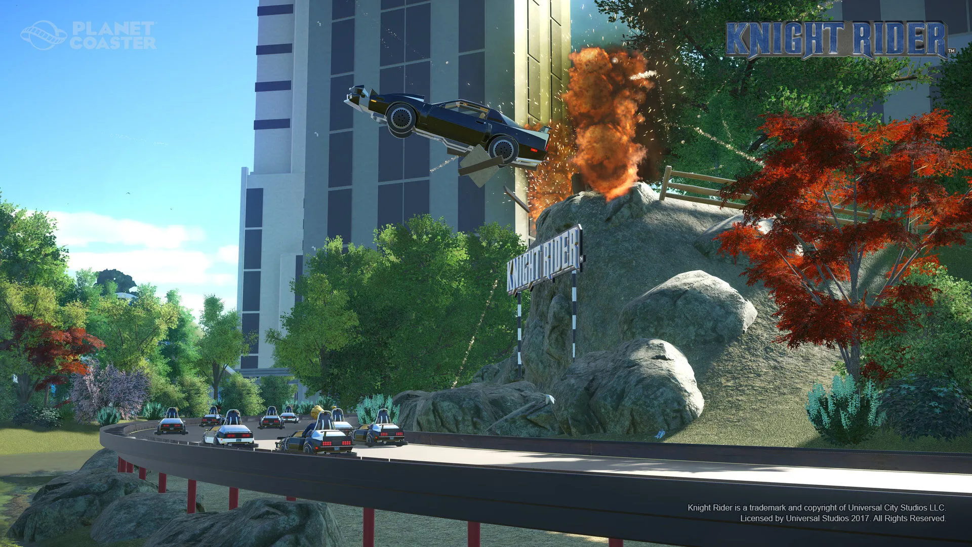 Planet Coaster - Knight Rider™ K.I.T.T. Construction Kit (PC Steam Key / Global)