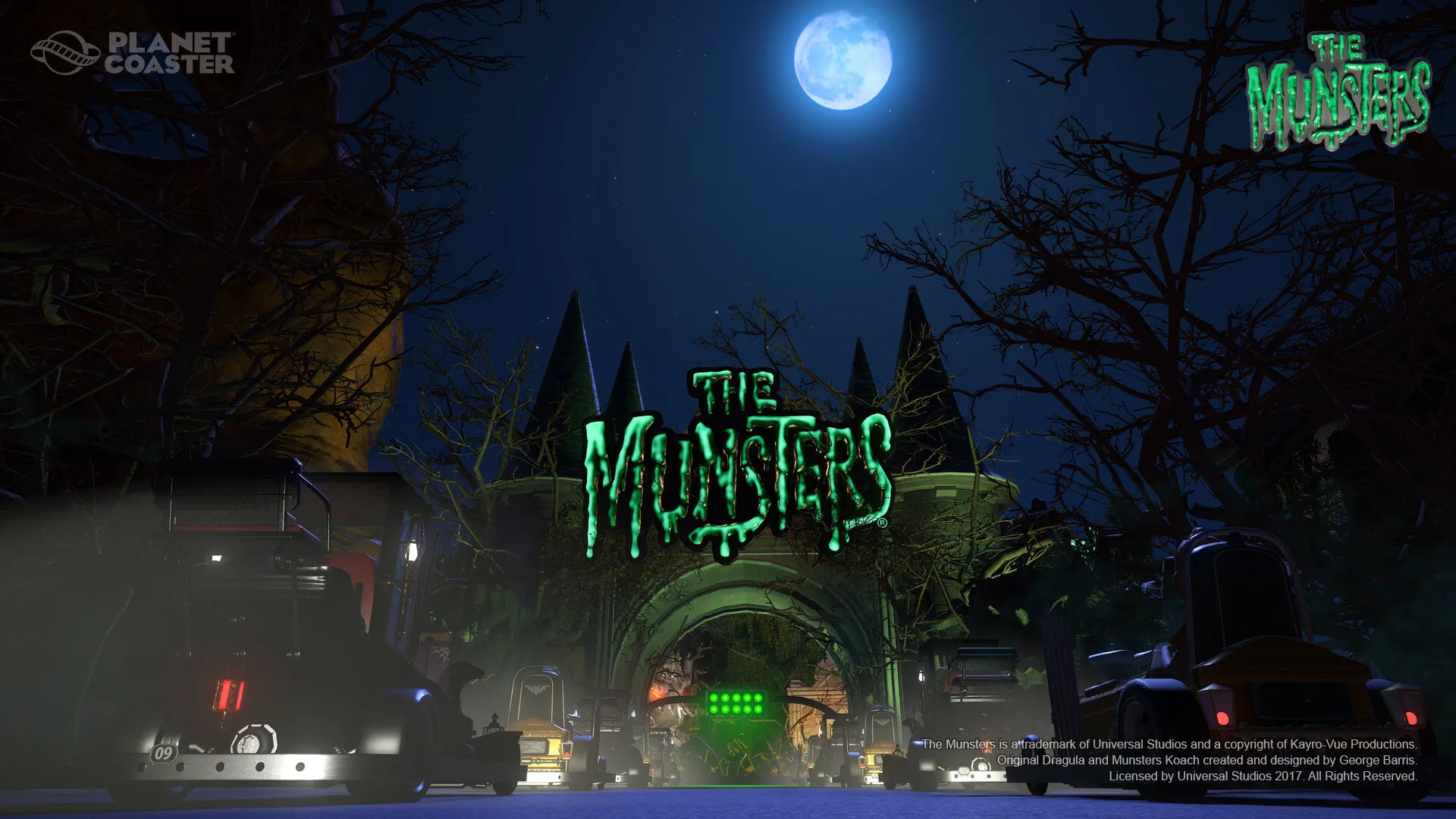 Planet Coaster - The Munsters® Munster Koach Construction Kit (PC Steam Key / Global)