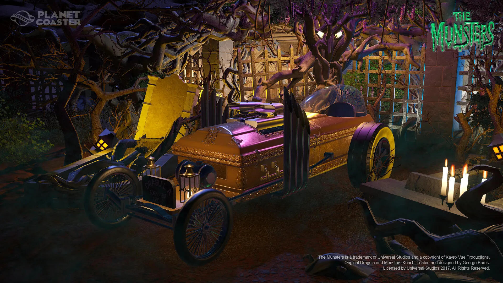 Planet Coaster - The Munsters® Munster Koach Construction Kit (PC Steam Key / Global)