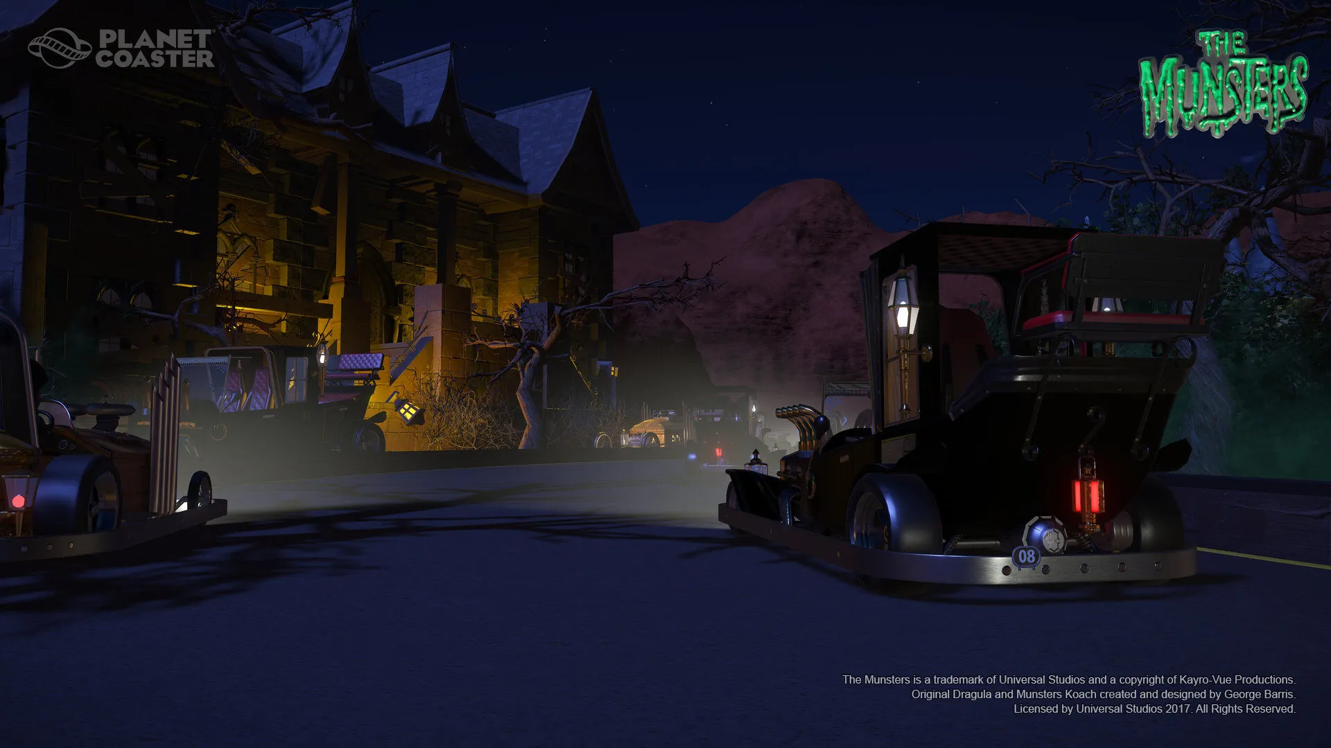 Planet Coaster - The Munsters® Munster Koach Construction Kit (PC Steam Key / Global)