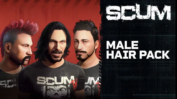 SCUM חבילת שיער לגברים (PC Steam מפתח / גלובלי)