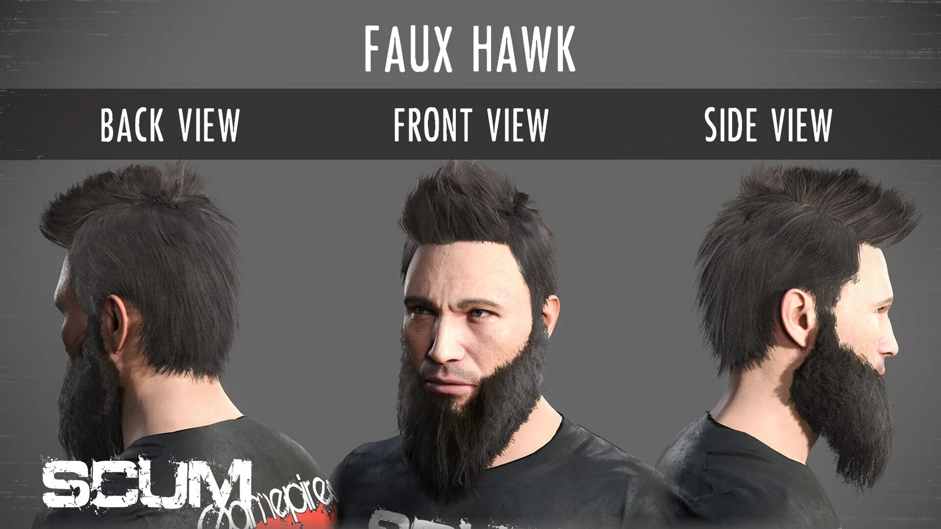 SCUM חבילת שיער לגברים (PC Steam מפתח / גלובלי)