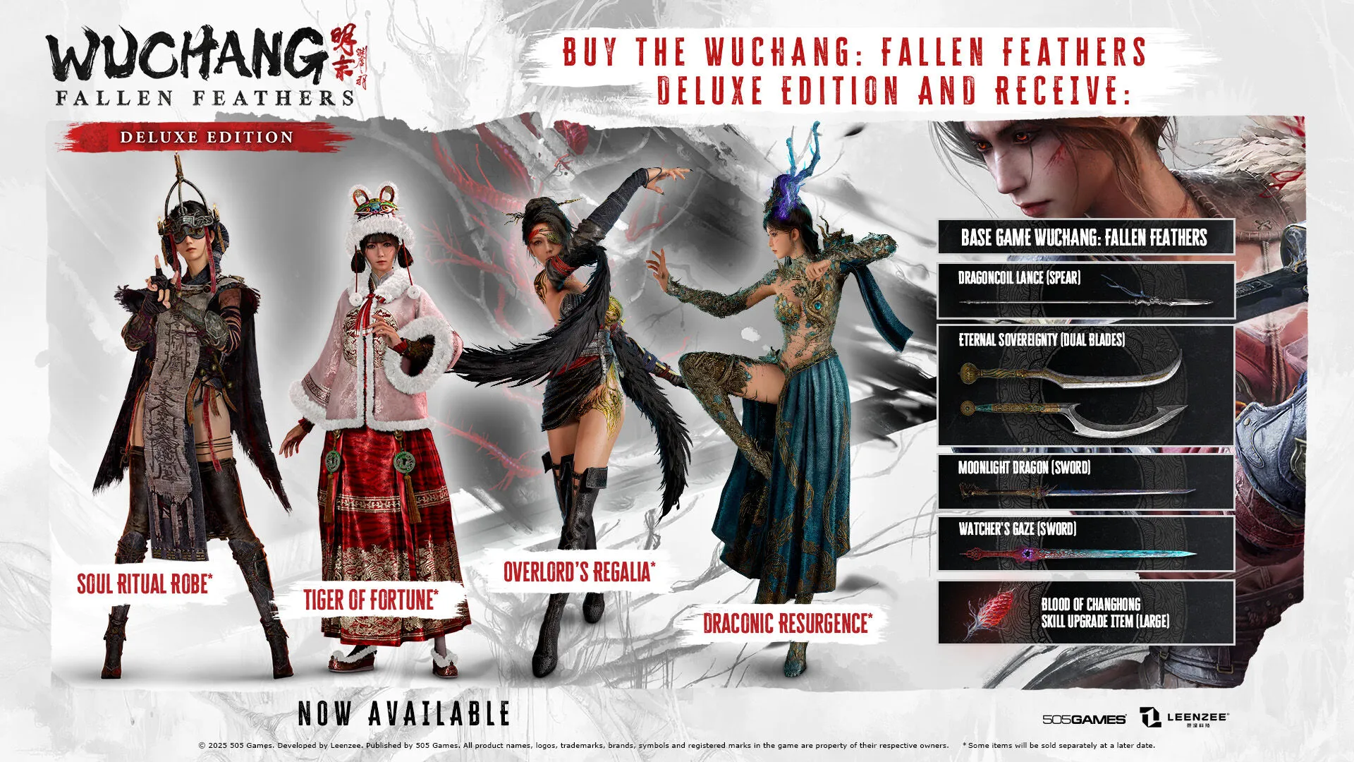 WUCHANG: Fallen Feathers Deluxe Έκδοση (Κωδικός PC Steam / Global έκδοση)