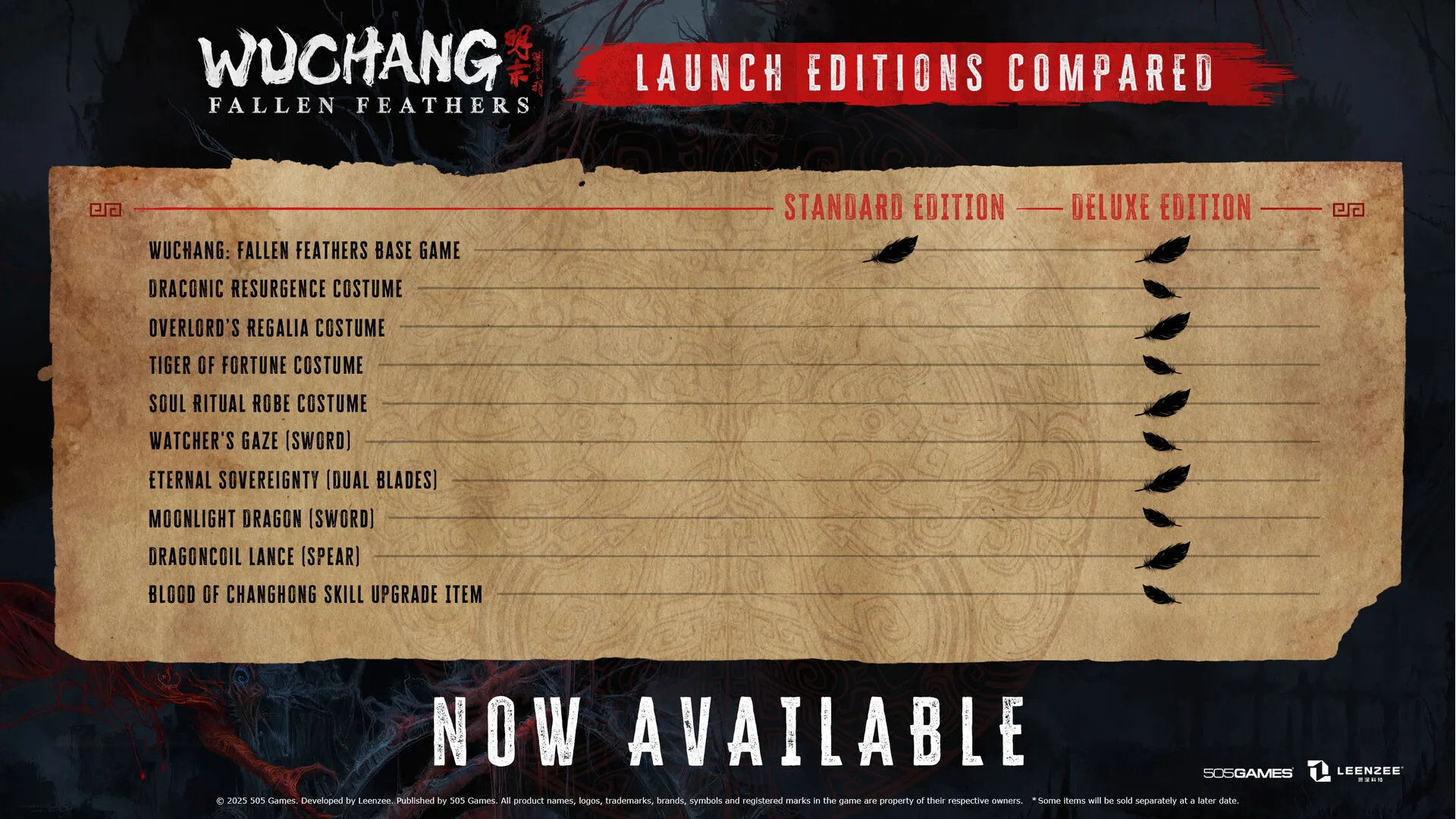 WUCHANG: Fallen Feathers Deluxe Έκδοση (Κωδικός PC Steam / Global έκδοση)