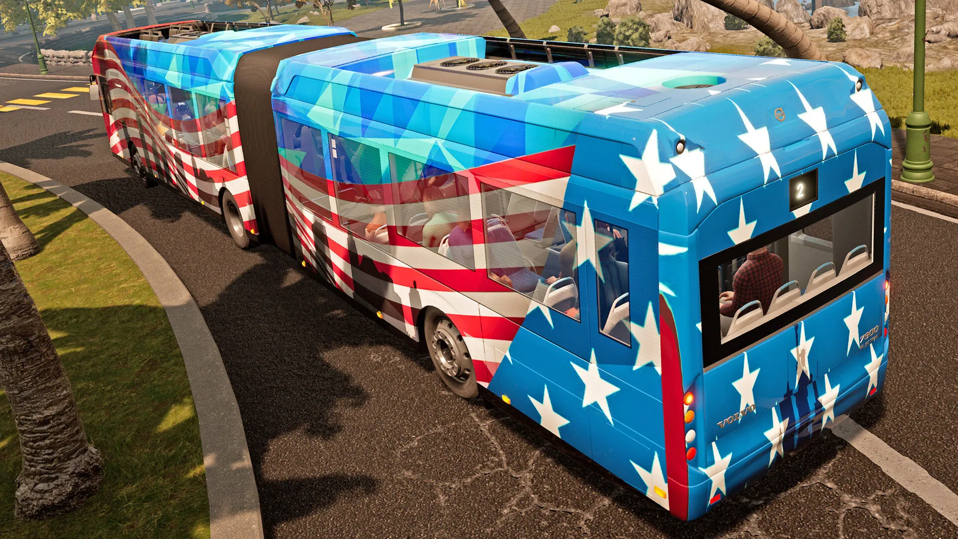 Bus Simulator 21 - USA Skin Pack (PC Steam Key / Global)