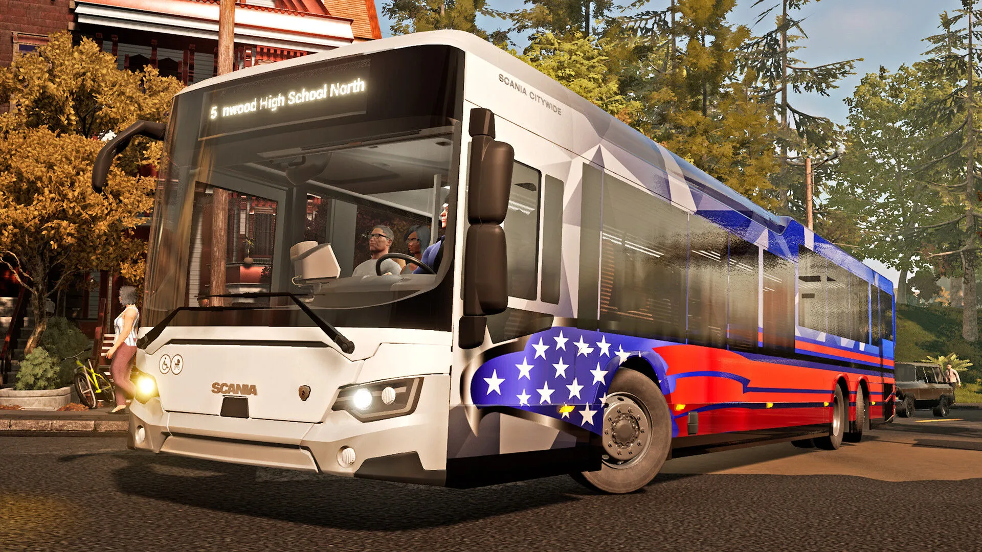 Bus Simulator 21 - USA Skin Pack (PC Steam Key / Global)