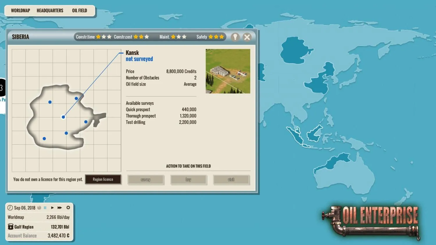 Oil Enterprise (PC Steam Key / Global)