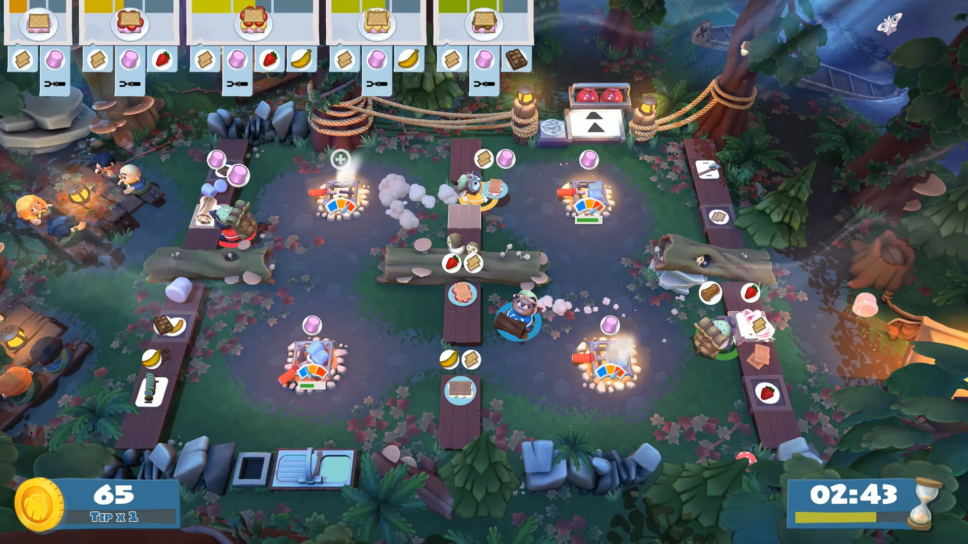 Overcooked! 2 – Kochwettbewerb am Lagerfeuer (PC Steam Schlüssel / Global)