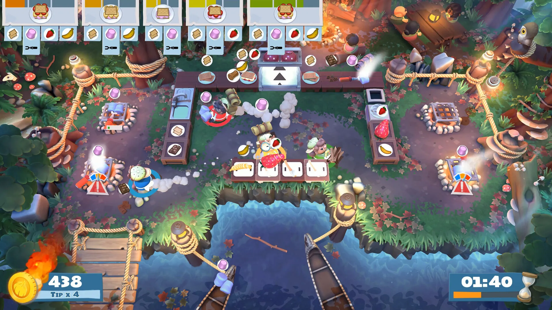 Overcooked! 2 – Kochwettbewerb am Lagerfeuer (PC Steam Schlüssel / Global)
