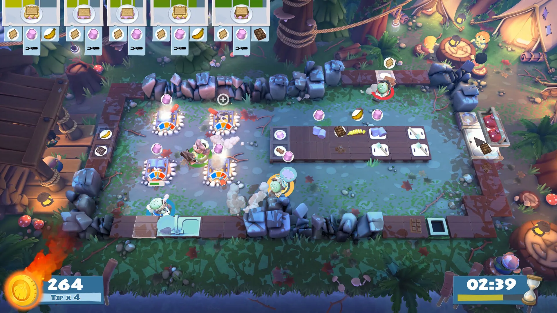 Overcooked! 2 – Kochwettbewerb am Lagerfeuer (PC Steam Schlüssel / Global)