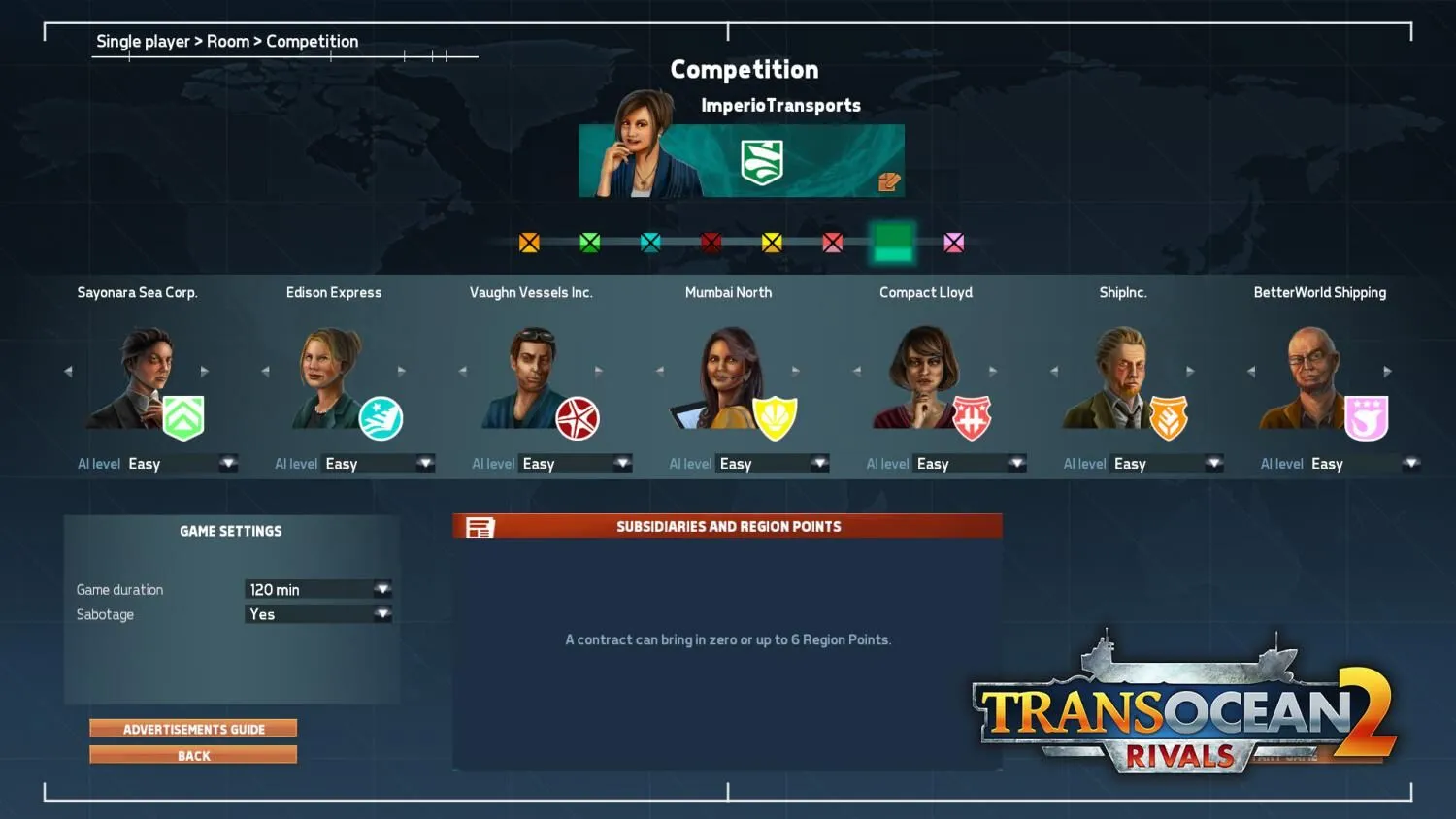 TransOcean 2: Rivals (PC Steam Key / Global)