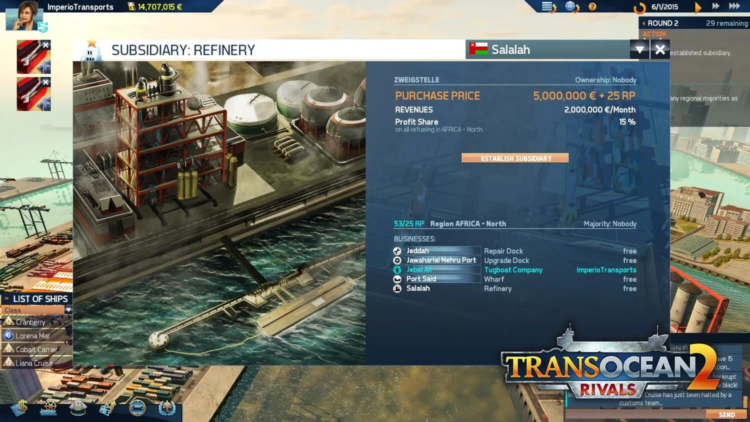 TransOcean 2: Rivals (PC Steam Key / Global)