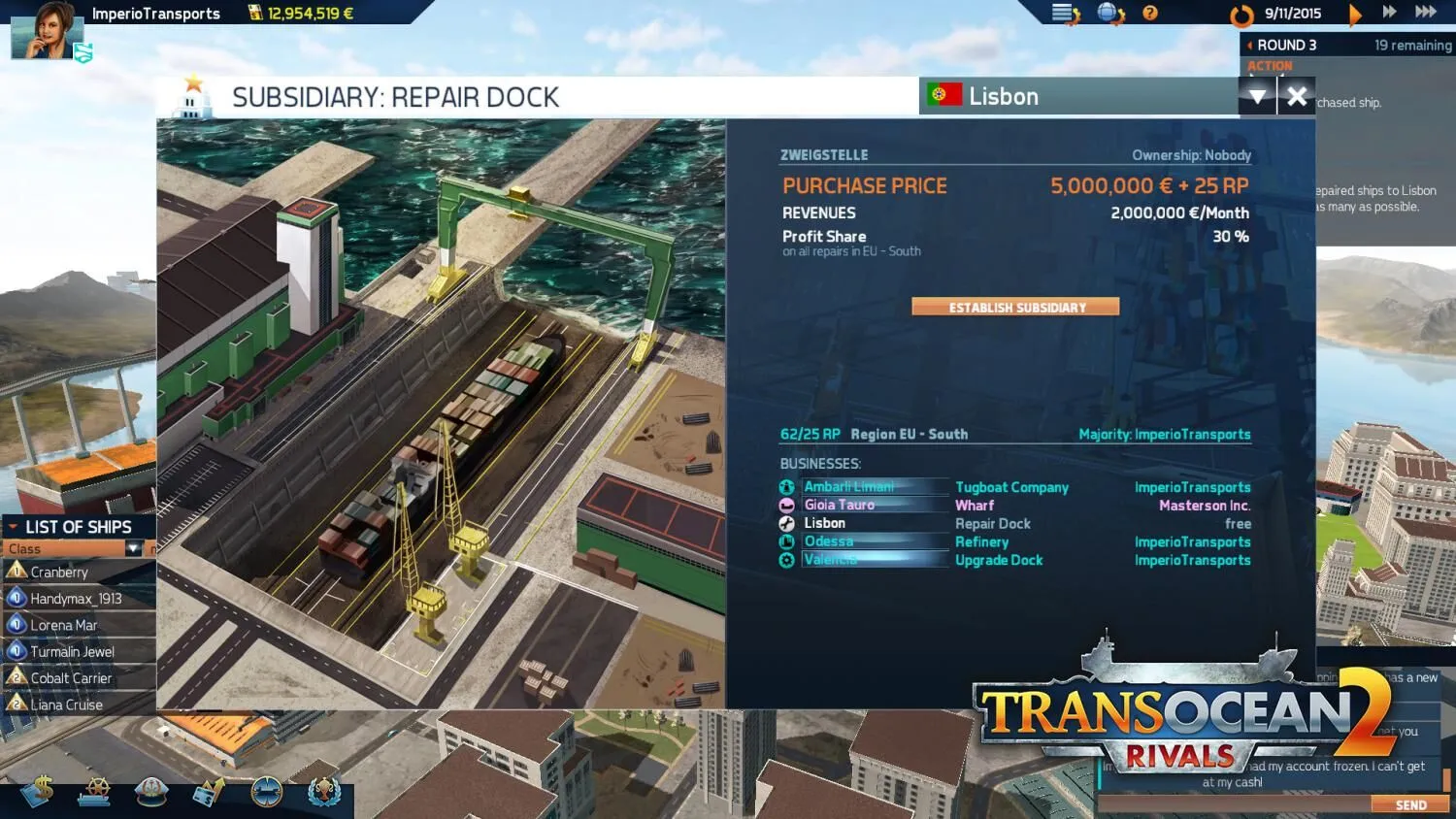 TransOcean 2: Rivals (PC Steam Key / Global)