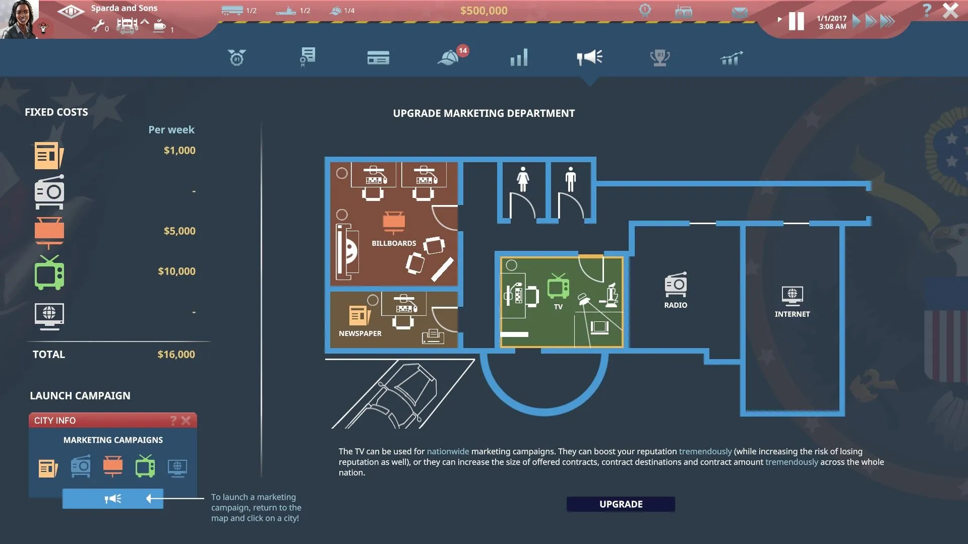 TransRoad: USA (PC Steam Key / Global)
