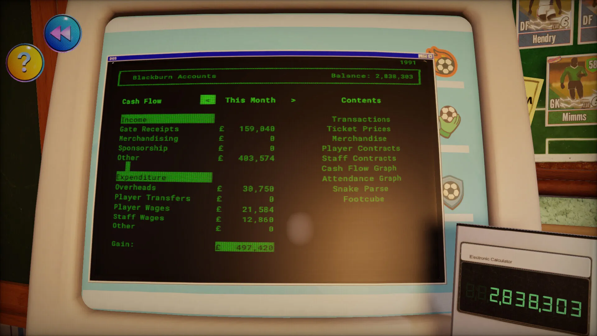 NUTMEG! A Nostalgic Deckbuilding Football Manager (PC Steam Key - Global)