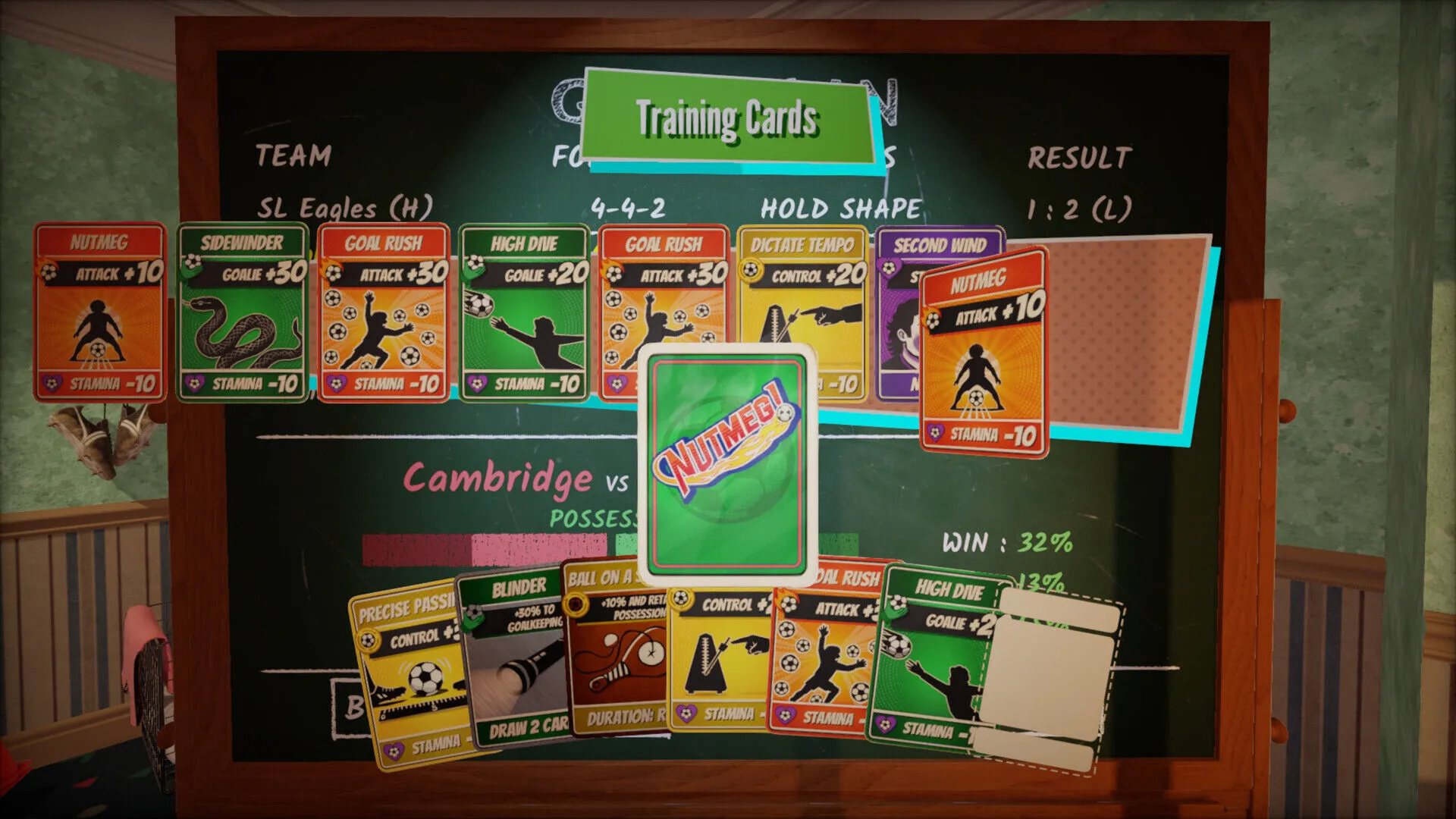 NUTMEG! A Nostalgic Deckbuilding Football Manager (PC Steam Key - Global)