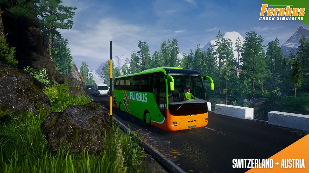 Fernbus Simulator - Austria/Switzerland (PC Steam Key - Global)