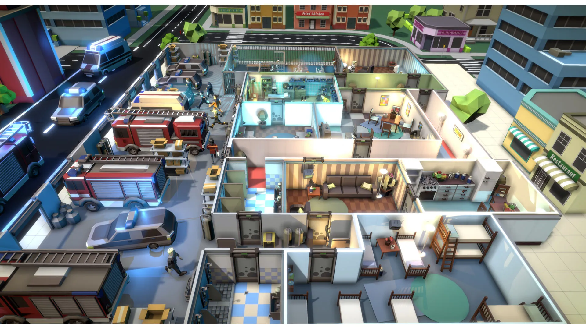 Rescue HQ - The Tycoon (PC Steam Key - Global)