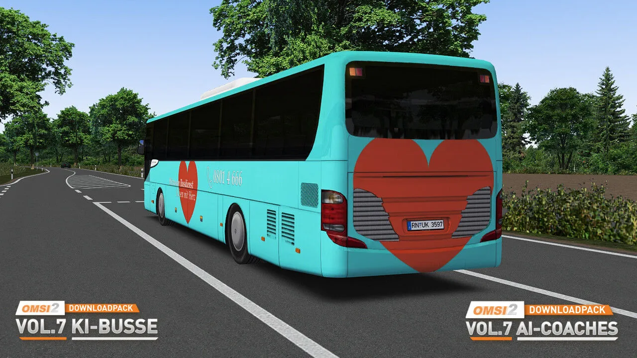 OMSI 2 Add-on Downloadpack Vol. 7 – KI-Busse (PC Steam Key - Global)