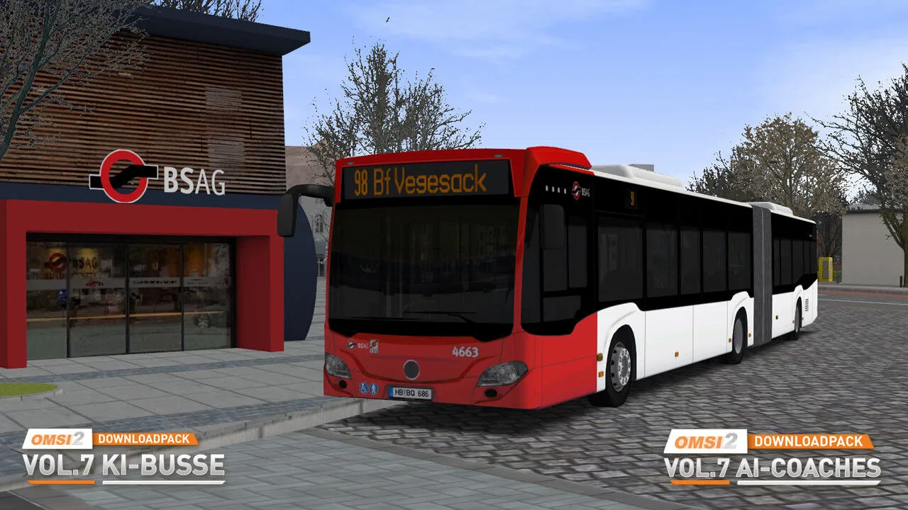 OMSI 2 Add-on Downloadpack Vol. 7 – KI-Busse (PC Steam Key - Global)