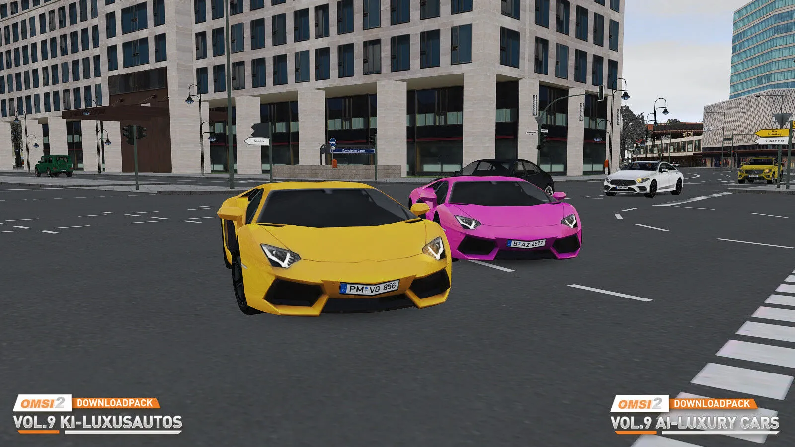 OMSI 2 Add-on Downloadpack Vol. 9 – KI-Luxusautos (PC Steam Key - Global)