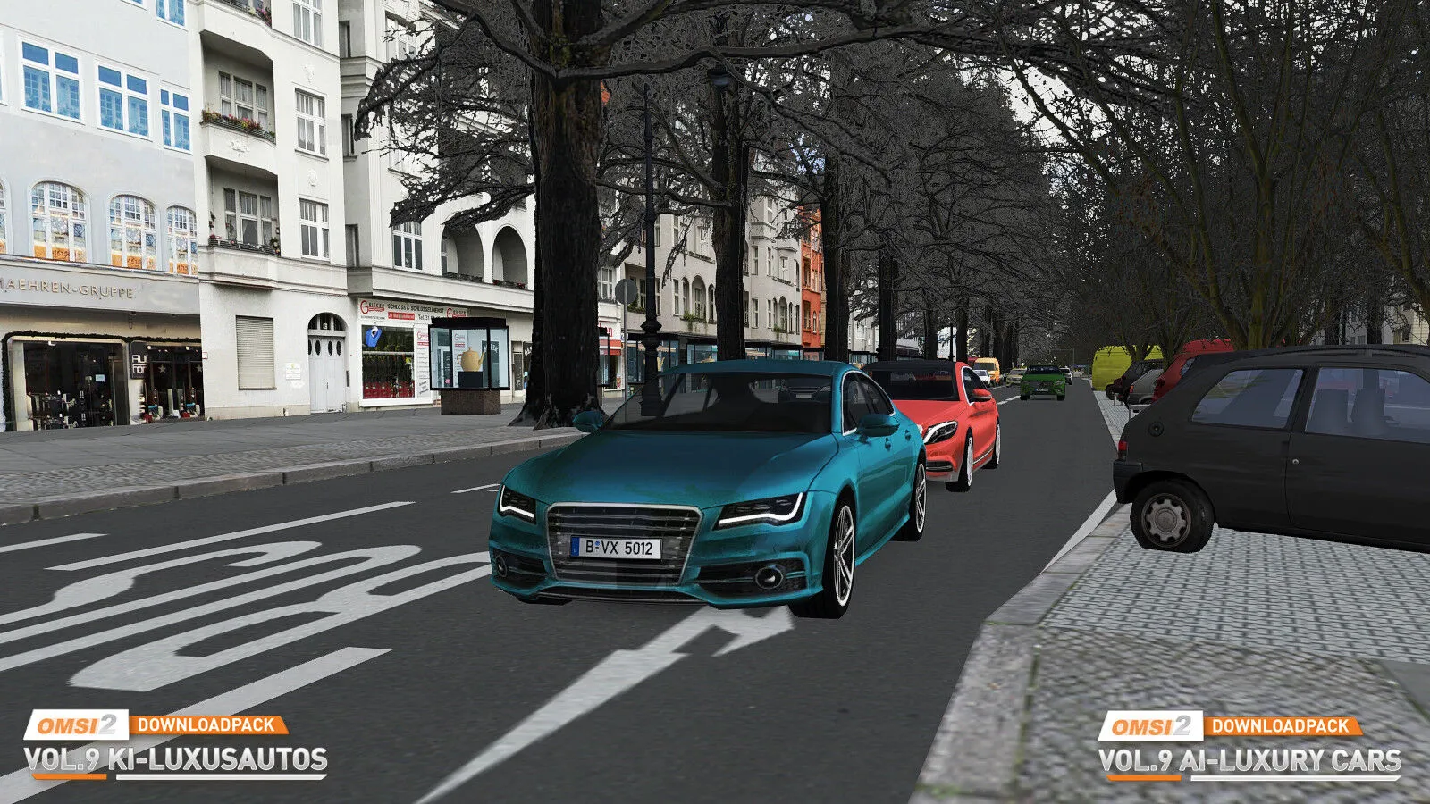 OMSI 2 Add-on Downloadpack Vol. 9 – KI-Luxusautos (PC Steam Key - Global)