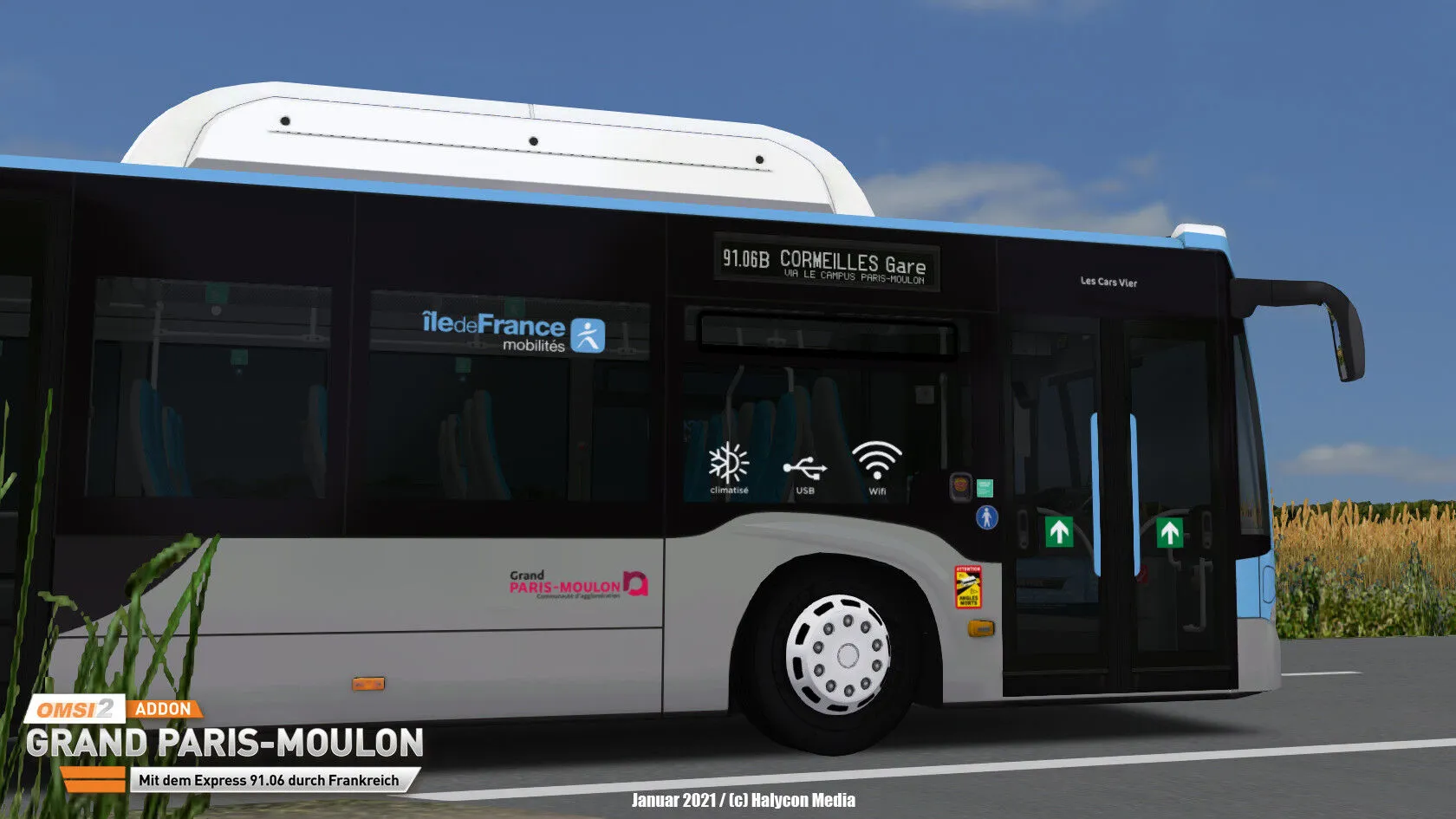 OMSI 2 Add-on Grand Paris-Moulon (PC Steam Key - Global)