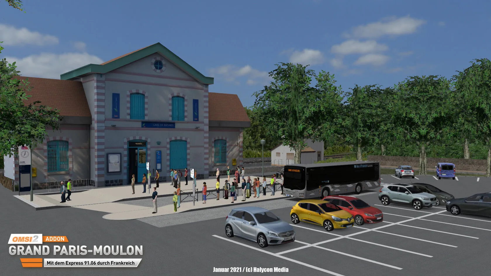 OMSI 2 Add-on Grand Paris-Moulon (PC Steam Key - Global)