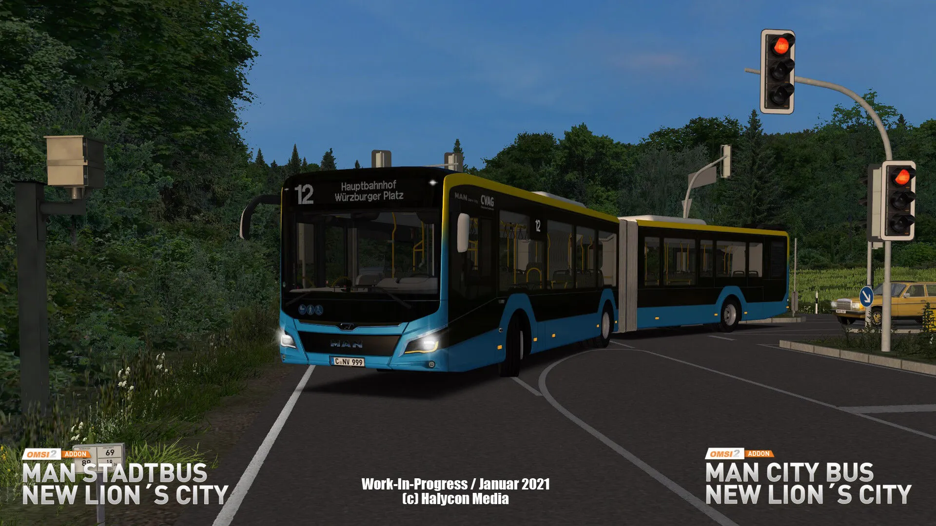 OMSI 2 Add-on MAN Stadtbus New Lion's City (PC Steam Key - Global)