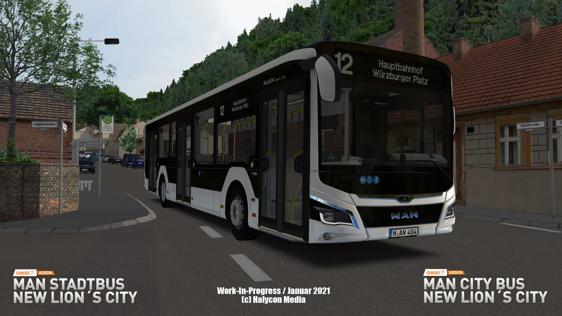 OMSI 2 Add-on MAN Stadtbus New Lion's City (PC Steam Key - Global)