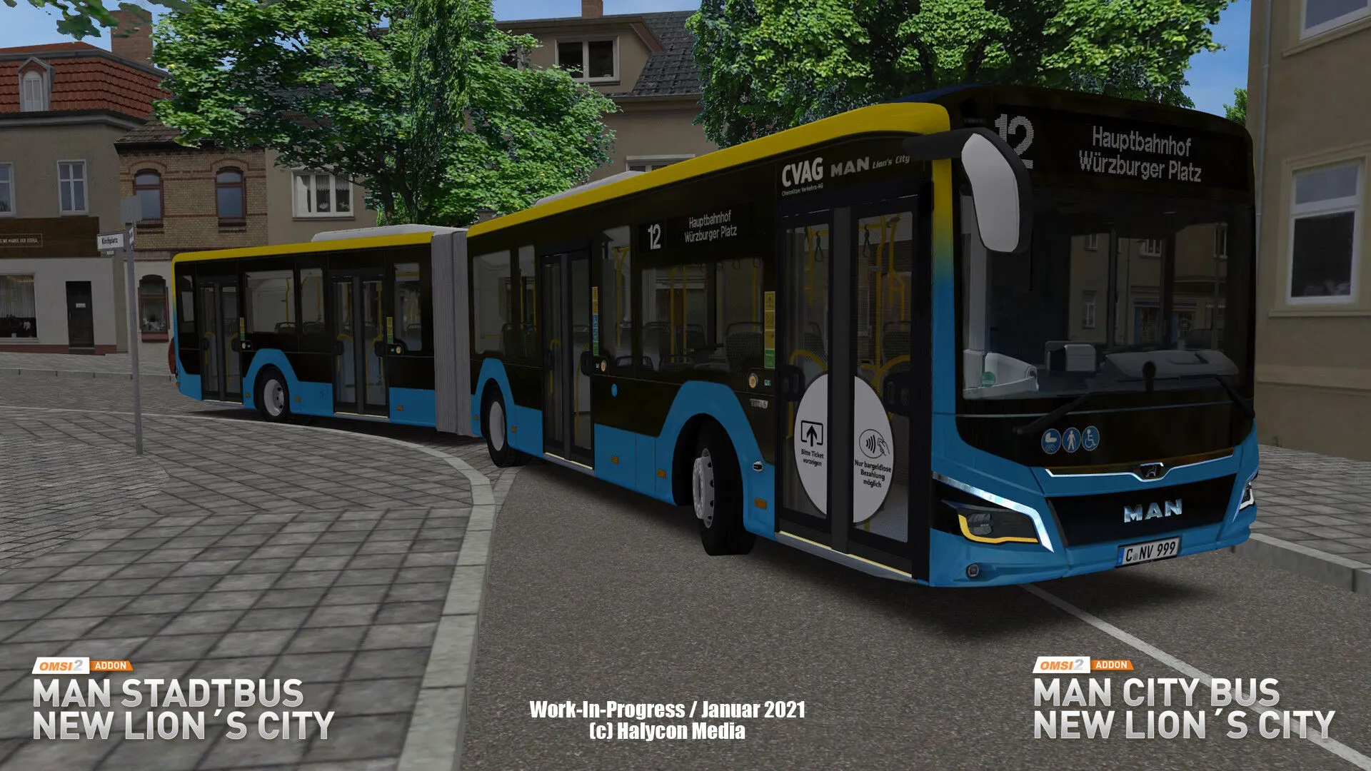 OMSI 2 Add-on MAN Stadtbus New Lion's City (PC Steam Key - Global)