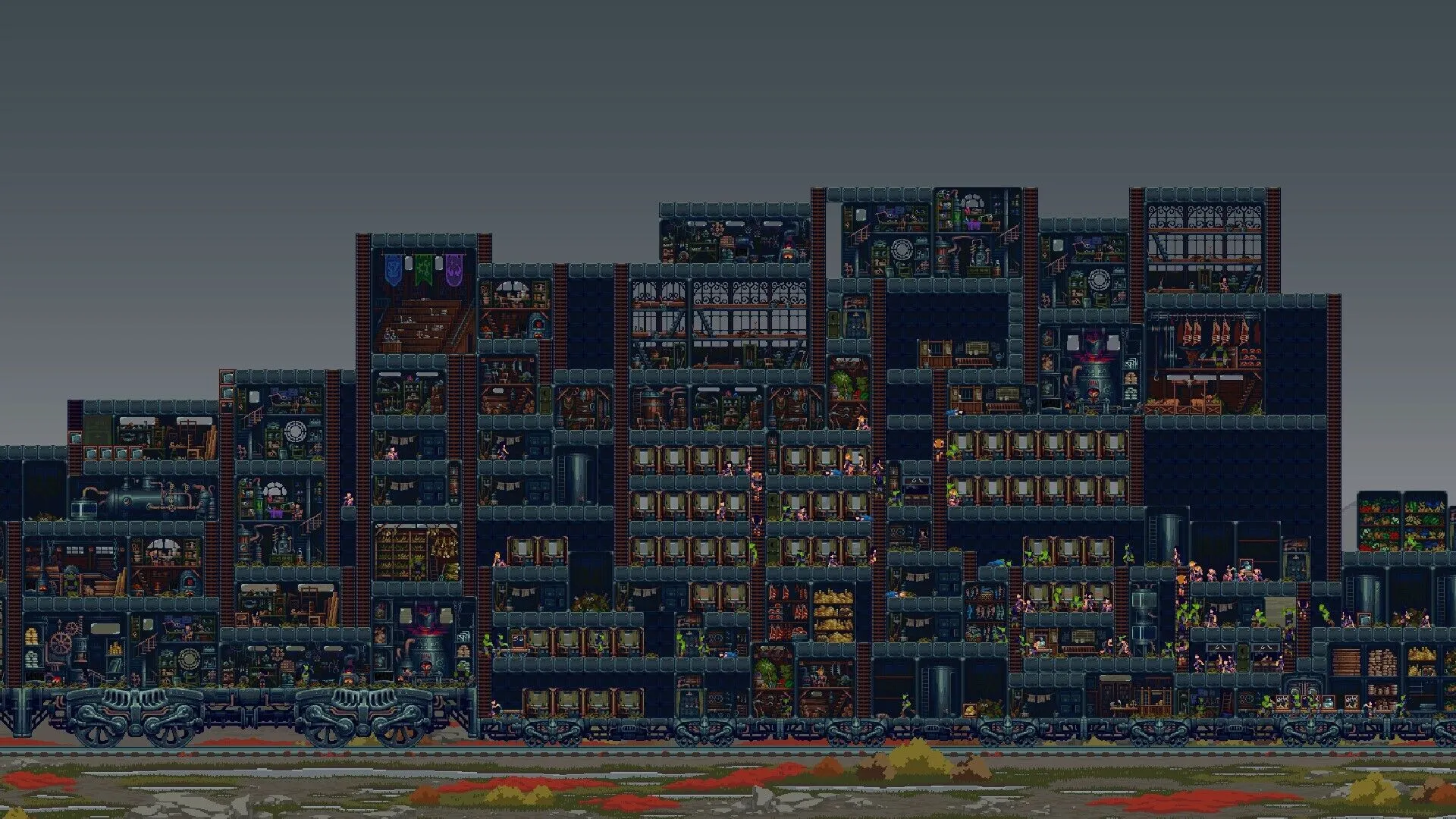 Steel Artery: Zug-Stadtbau-Spiel (Steam – ROW)