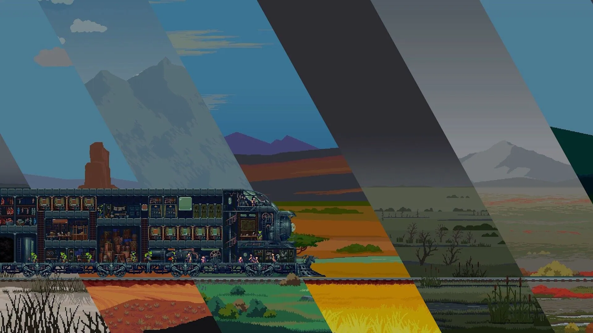 Steel Artery: Zug-Stadtbau-Spiel (Steam – ROW)