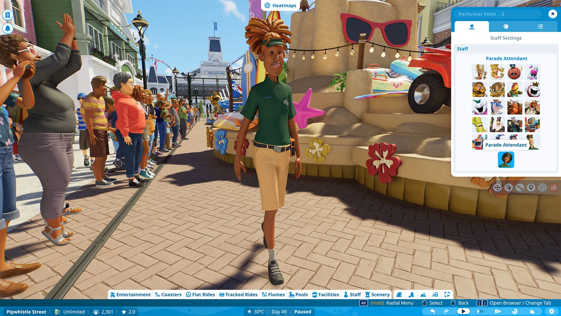 Planet Coaster 2: Pack «Parades» (Clave para PC Steam - Global)