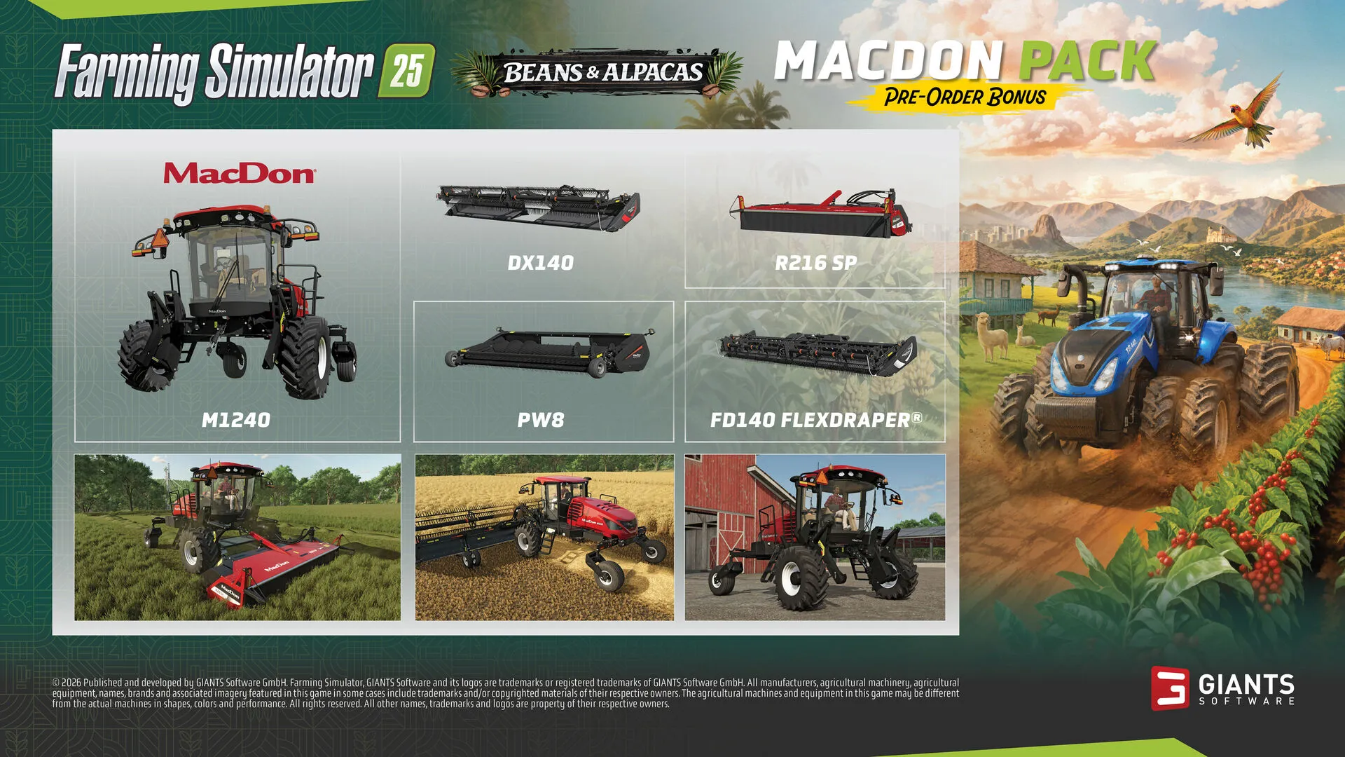 Farming Simulator 25: Beans and Alpacas Edition (PC Steam Key - Global)