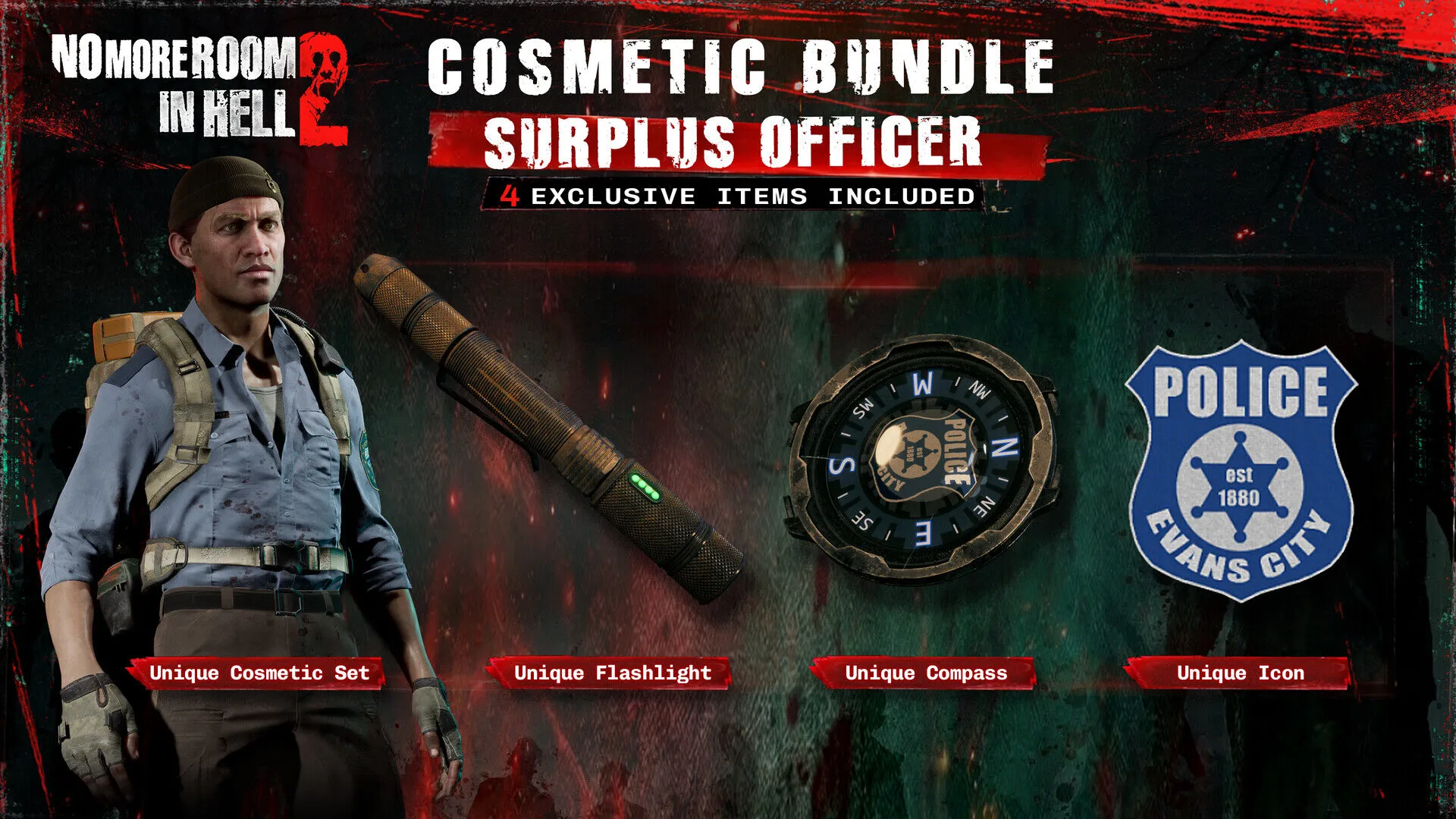 No More Room in Hell 2 - Surplus Officer Pack (PC Steam Key - Global)