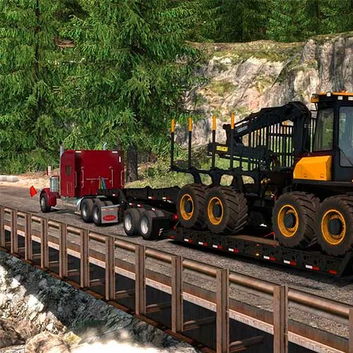 American Truck Simulator - Forest Machinery DLC Glo (PC Steam Key / Global)
