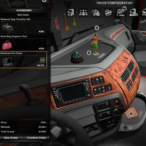 Euro Truck Simulator 2 - Accesorios para la cabina DLC Glob (PC Steam Clave / Global)