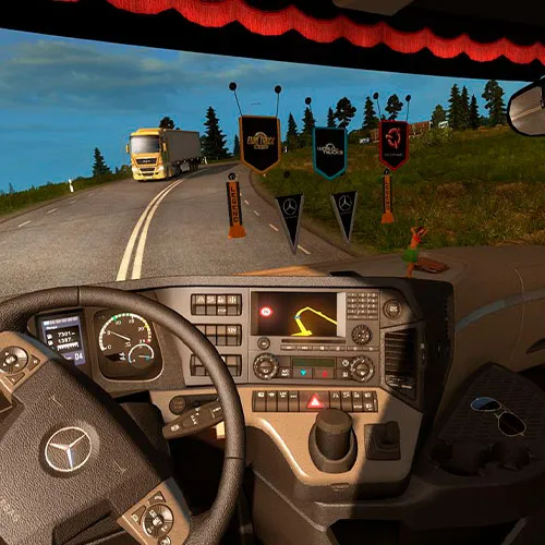 Euro Truck Simulator 2 - Accesorios para la cabina DLC Glob (PC Steam Clave / Global)