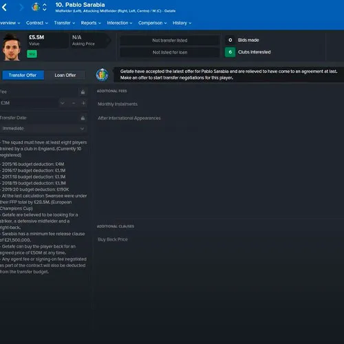 Football Manager 2016 - Una realtà alternativa: The Football Mana (PC Steam Key / Europa)