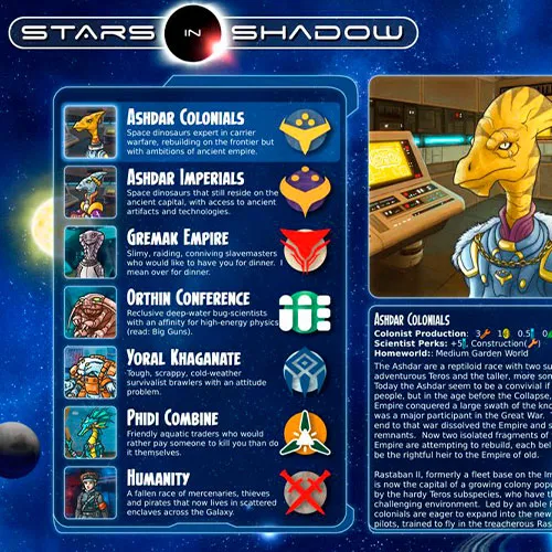 Stars in Shadow (PC Steam Key / Global)