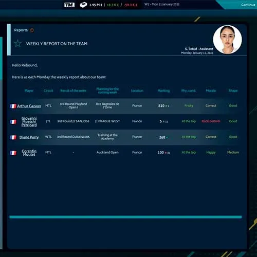 Tennis Manager 2021 (PC Steam Key / Global)