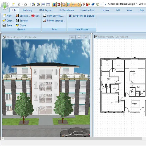 Ashampoo Home Design 9 (Windows) (Levenslange licentie / Global)