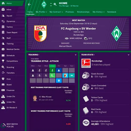 Football Manager 2019 (PC Steam Key / Global)