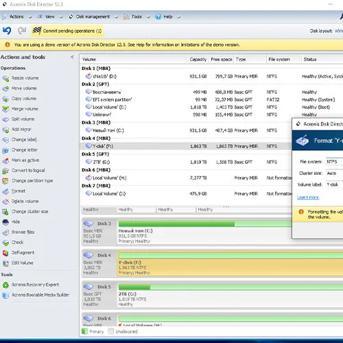 Acronis Disk Director (Lebenslange Lizenz / Global)